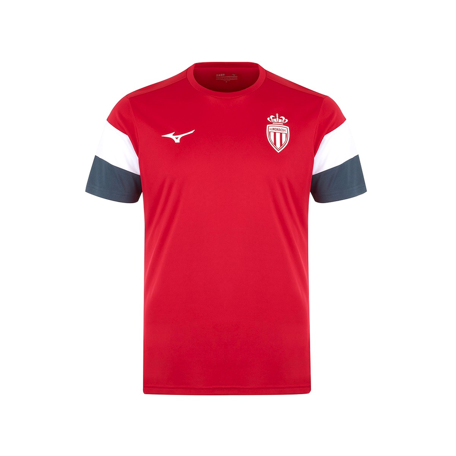 Mizuno Pre Match Jersey AS Monaco Men Tango Red